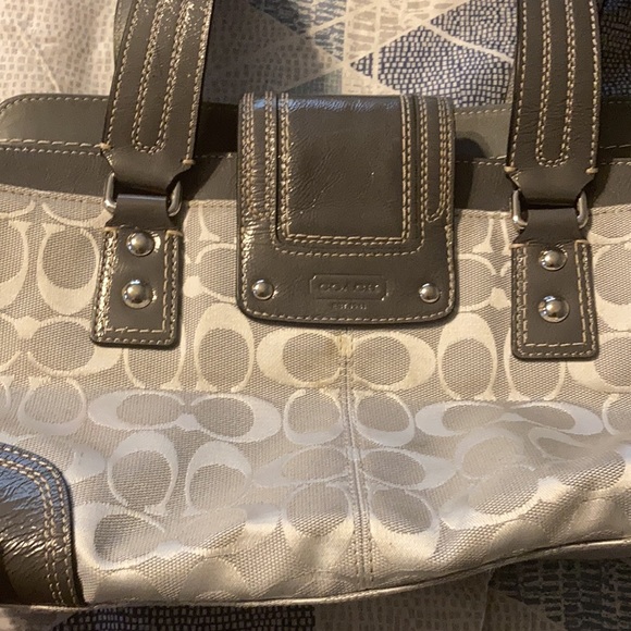 Coach Grey Satchel - Picture 5 of 7